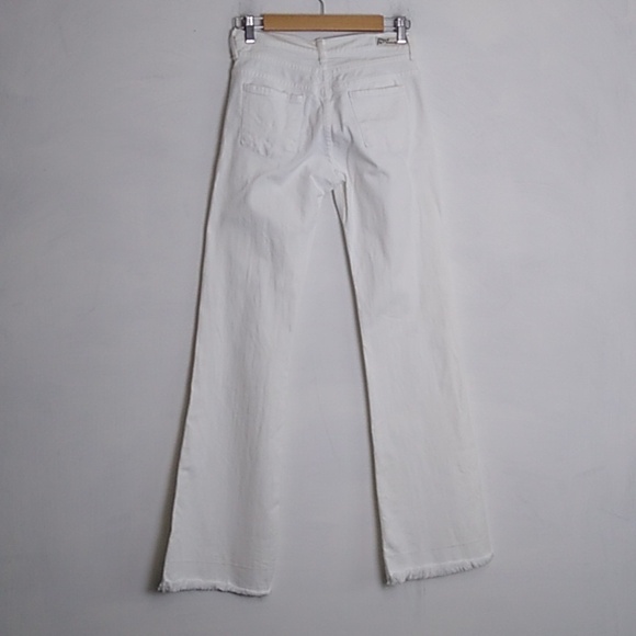 Citizens of Humanity Hutton Stretch High Rise Wide Leg jeans sz  25 raw hem - Picture 7 of 16